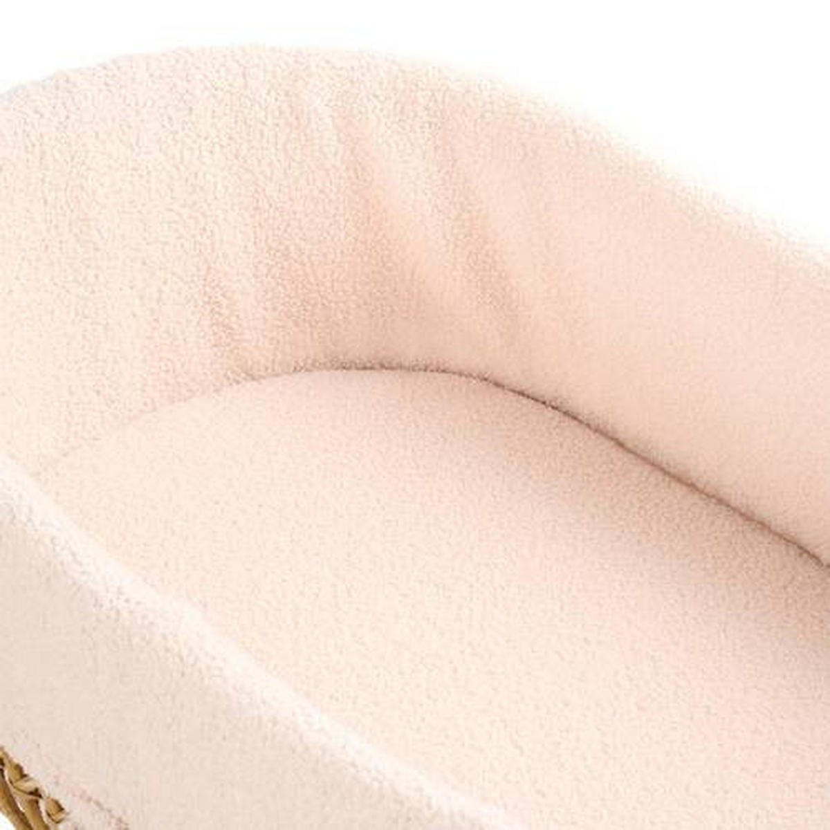 STUBENKORB  90/50/80 cm  - Ecru/Beige, Trend, Kunststoff/Textil (90/50/80cm) - Jimmylee