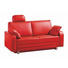 SCHLAFSOFA in Leder Rot - Rot/Alufarben, KONVENTIONELL, Leder/Metall (176/88/91cm) - Sedda SCHLAFSOFA in Leder Rot - Rot/Alufarben, KONVENTIONELL, Leder/Metall (176/88/91cm) - Sedda