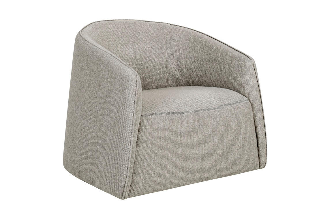 FÅTÖLJ i trä, textil grå  - grå, Design, trä/textil (83/76/83cm) - Johann Jakob