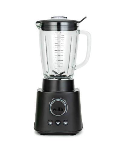 BLENDER  - svart, Klassisk, metall/glas - Wilfa