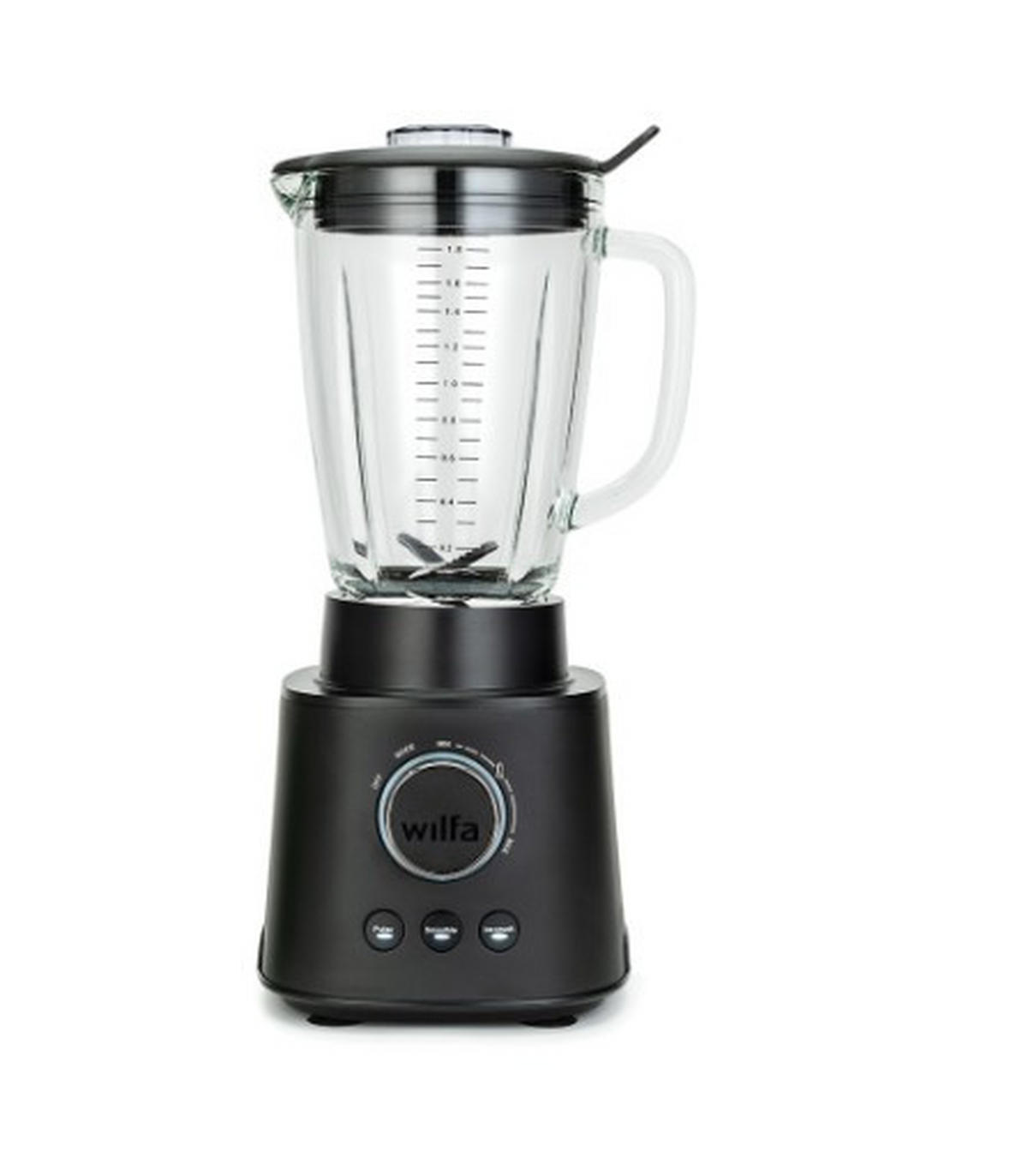 BLENDER  - svart, Klassisk, metall/glas - Wilfa