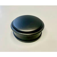 TÜRSTOPPER Metall  - Schwarz, Basics, Metall (10/4,5cm) - Justinus