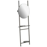 STANDSPIEGEL 60/180/27 cm, Anthrazit  - Anthrazit, Trend, Glas/Metall (60/180/27cm) - Livetastic