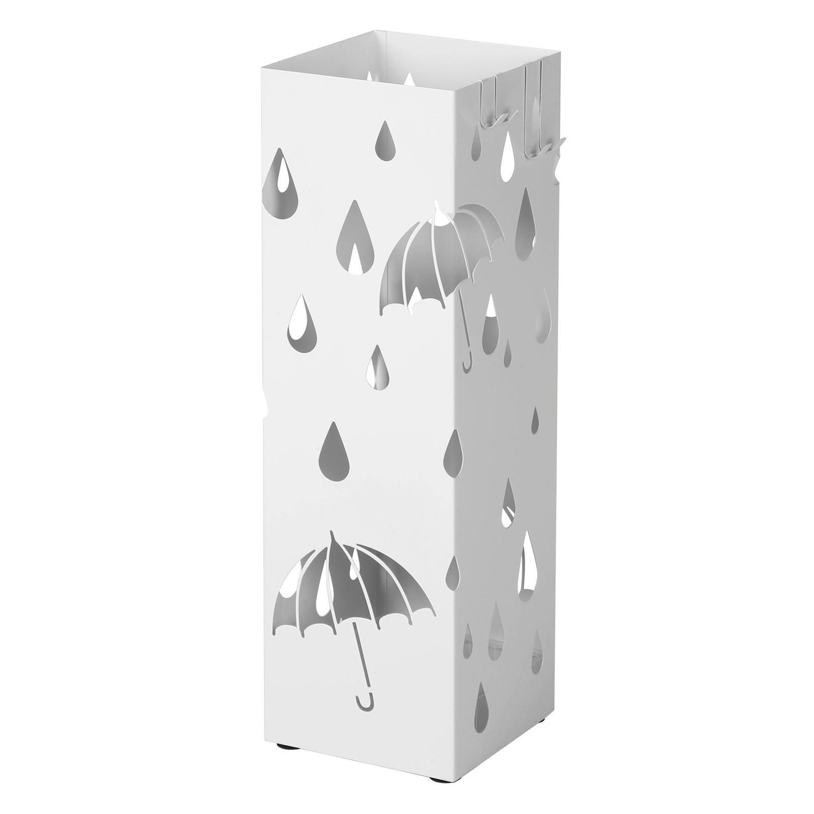 SCHIRMSTÄNDER Metall Weiß  - Weiß, Trend, Metall (15,5/49/15,5cm) - Boxxx