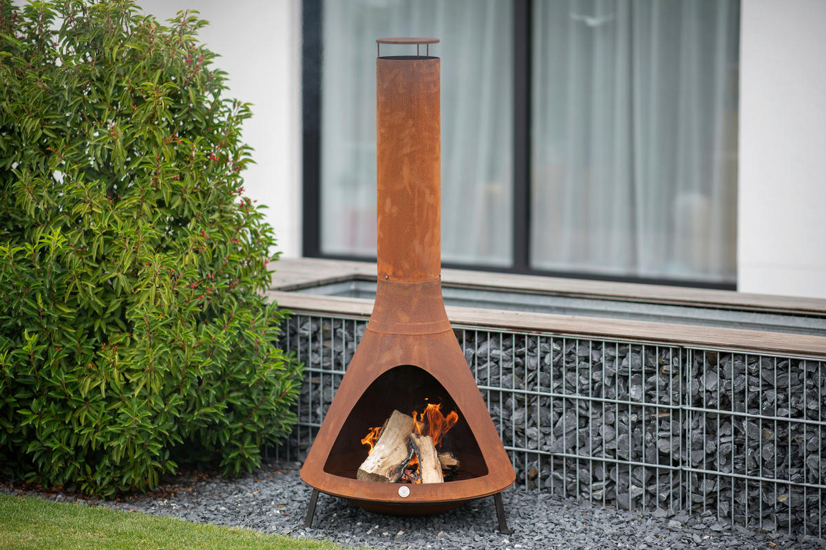 GRILLSCHALE - Rot, KONVENTIONELL, Metall (70/70/160cm)