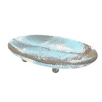 DEKOSCHALE - Silberfarben, Design, Metall (34/26/5cm) - Ambia Home