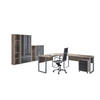 BÜRO - Anthrazit Hochglanz/Sonoma Eiche, MODERN, Holzwerkstoff - MID.YOU