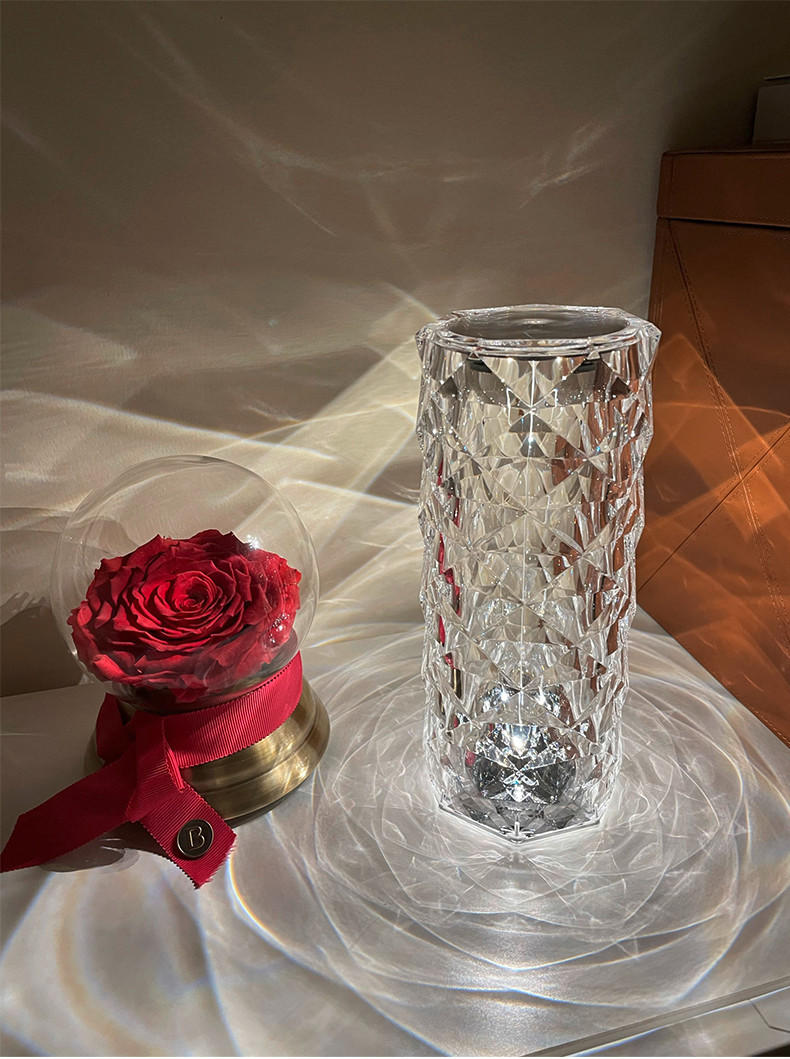 DEKORAČNÉ LED SVIETIDLO, diaľkový ovládač, dotykový stmievač, 9/22 cm - priehľadné, Lifestyle, plast (9/22cm) - Novel