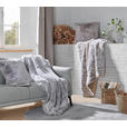 FELLDECKE SILBERFUCHS 150/200 cm - Silberfarben, KONVENTIONELL, Textil/Fell (150/200cm) - Novel