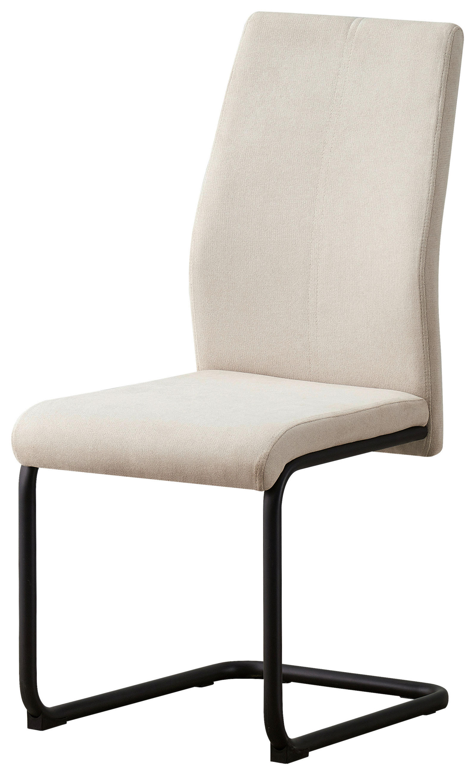 Schwingstuhl Anne Webstoff Creme Gepolstert