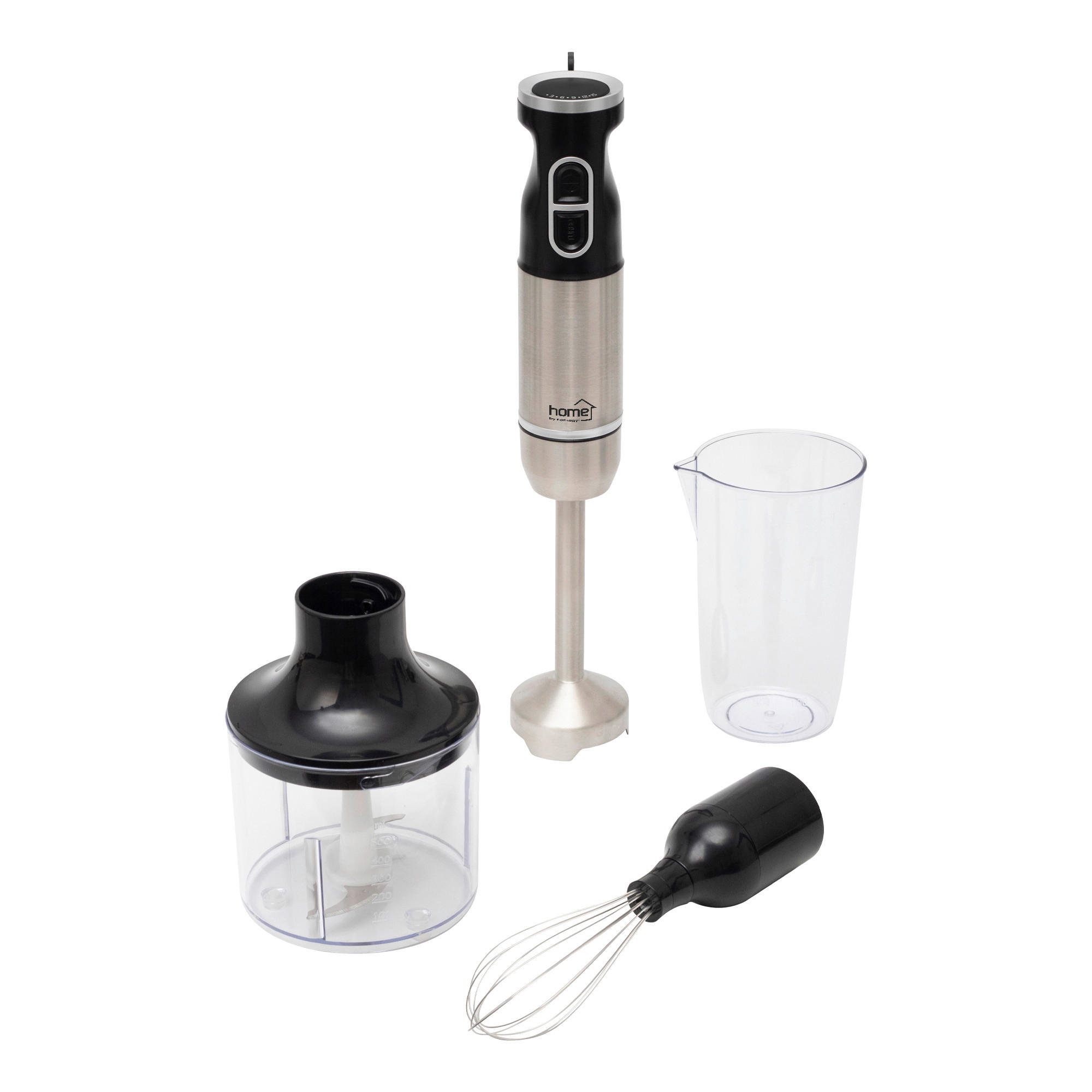 BOTMIXER SZETT - világosszürke, Basics, fém (6,5/36,5cm)