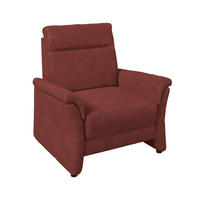 SESSEL Mikrofaser Rotbraun  - Rotbraun/Schwarz, Konventionell, Kunststoff/Textil (104/98/91cm) - Elegando