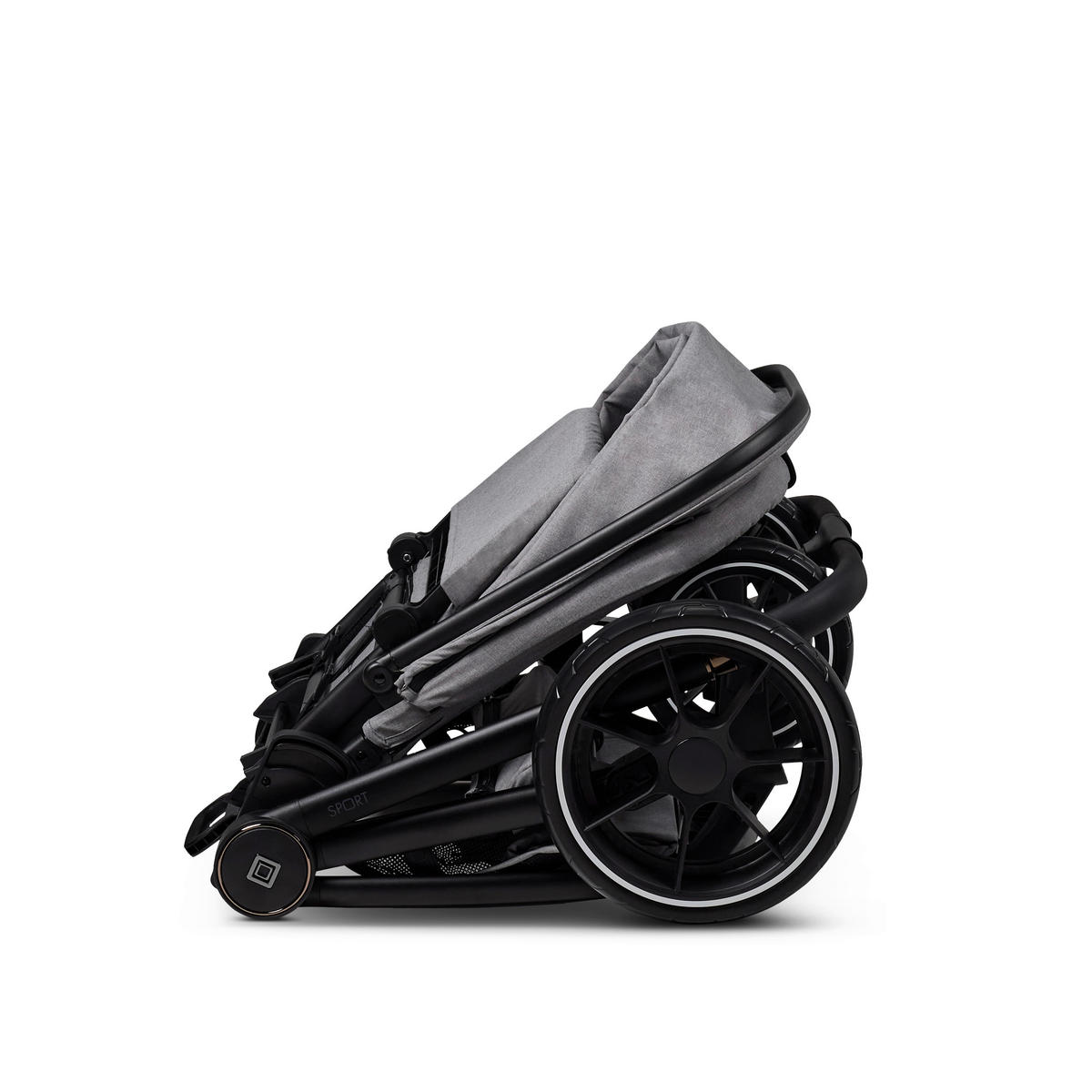 BUGGY Sport  - Schwarz/Grau, Basics, Textil (95/57/105cm) - Moon