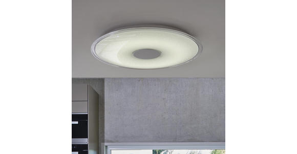 LED-DECKENLEUCHTE - Weiß, Design, Kunststoff (60/6,5cm) - Novel