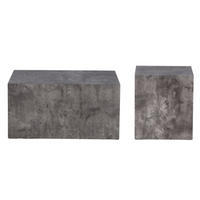 SOFFBORD SET - mörkgrå, Design, trämaterial (45/40/40/60/40/80cm) - Niels Andersson