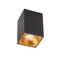 REFLEKTOR         9,5/13,8/9,5 cm      - zlate barve/črna, Trend, kovina (9,5/13,8/9,5cm)