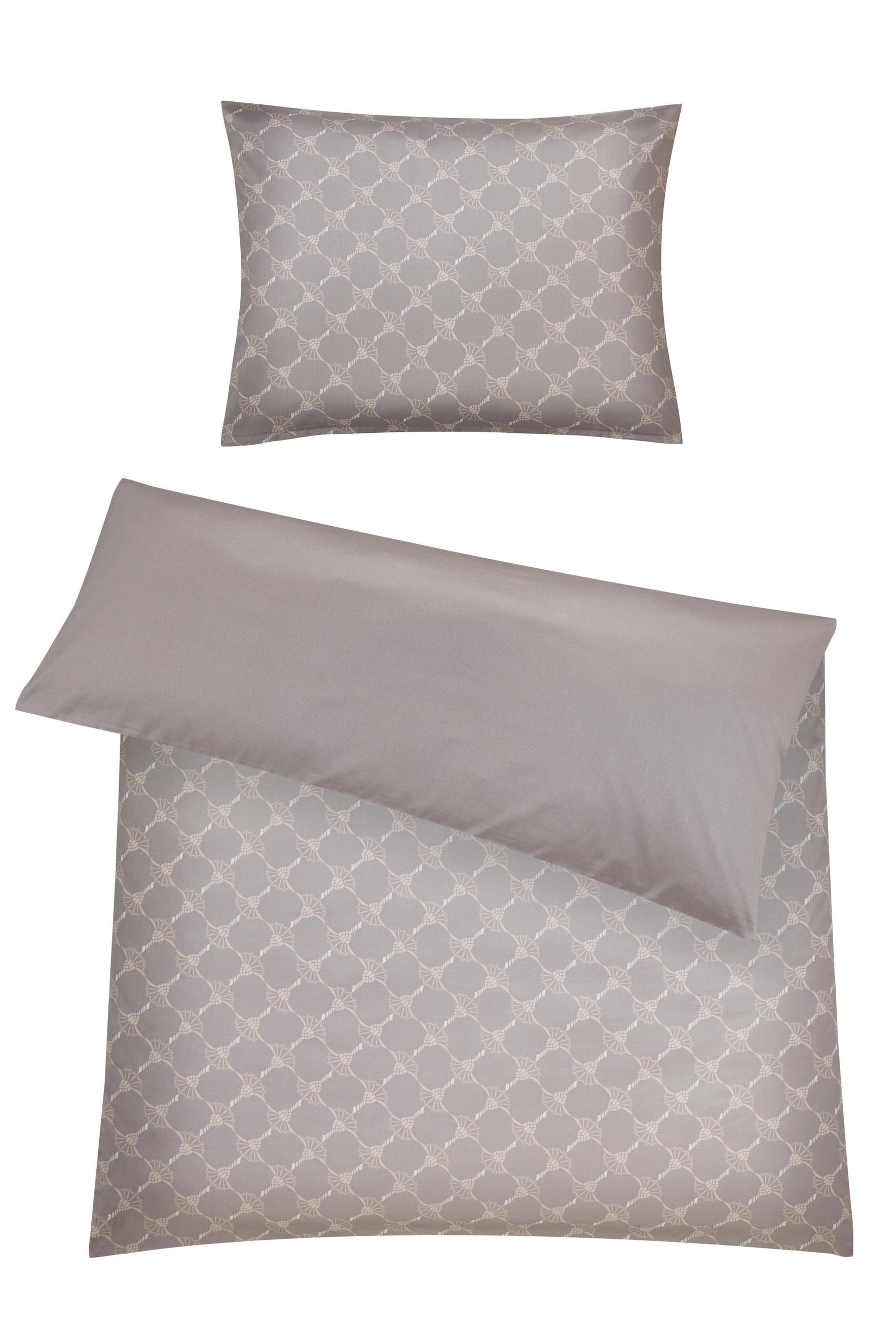 OBOUSTRANNÉ POVLEČENÍ, makosatén, pískové barvy, 140/200 cm - pískové barvy, Design, textil/přírodní materiály (140/200cm) - Joop!