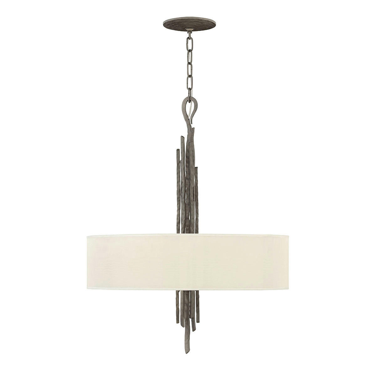 HÄNGELEUCHTE Elstead HK-SPYRE6P 61/61/91,5 cm   - Dunkelbraun, LIFESTYLE, Metall (61/61/91,5cm) - Elstead Lighting