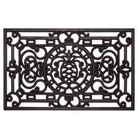 FUßMATTE 45/75 cm  - Schwarz, Basics, Kunststoff (45/75cm) - Hanse Home