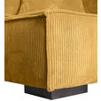 ECKSOFA  in Cord Senfgelb  - Senfgelb/Braun, KONVENTIONELL, Holz/Textil (293/160cm) - Carryhome