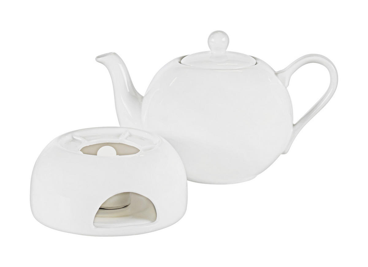 TEEKANNE 1 l  - Weiß, Basics, Keramik (1l) - Ritzenhoff Breker