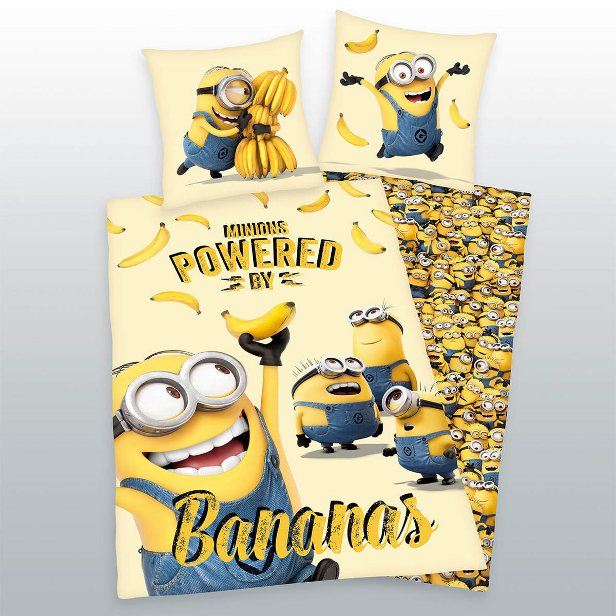 JUGENDBETTWÄSCHE Minions Renforcé 135/200 cm  - Multicolor, Trend, Textil (135/200cm) - Herding
