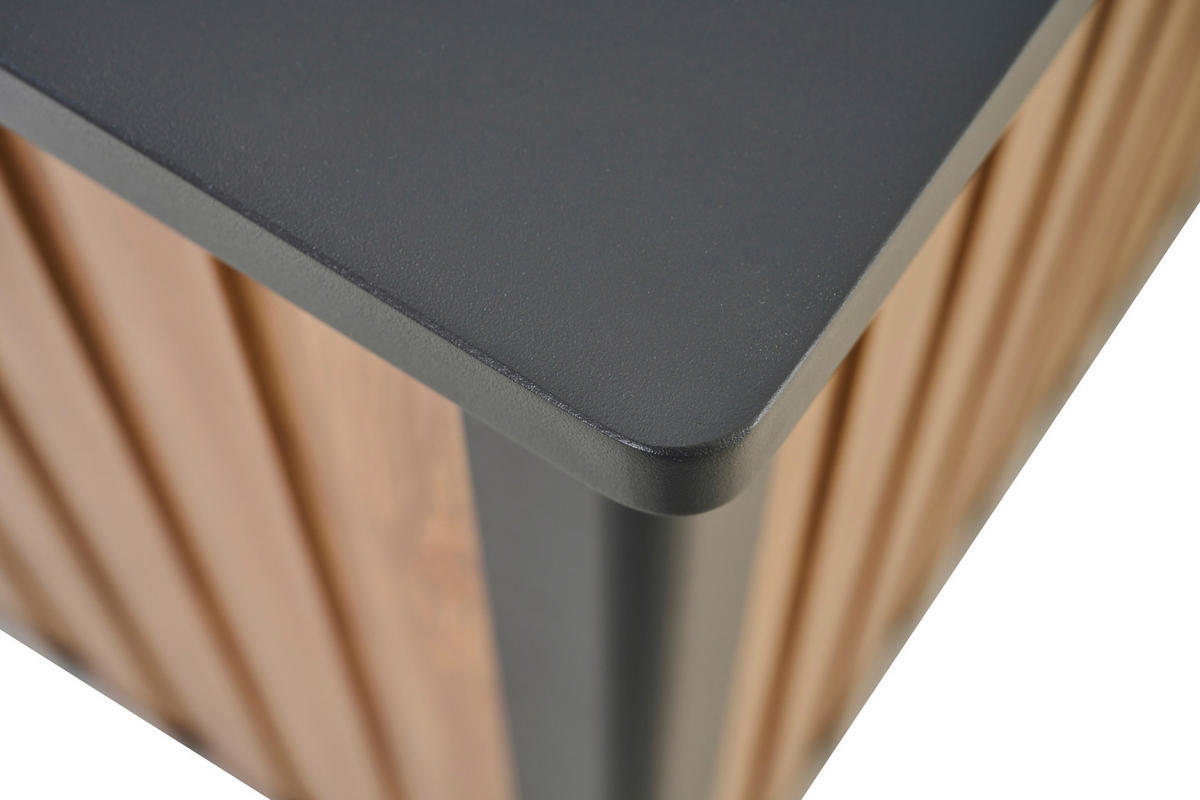 KISSENBOX 79/75/181 cm  - Braun, MODERN, Metall (79/75/181cm) - Siena Garden