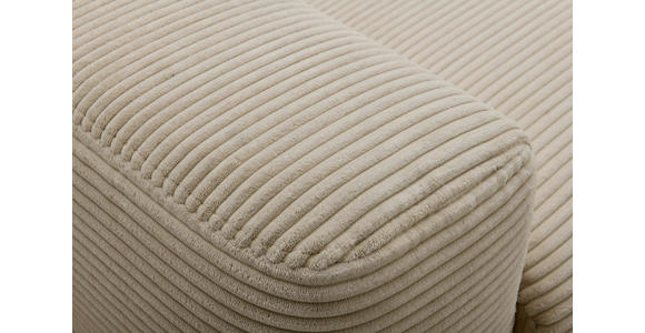 SCHLAFSOFA Cord Beige - Beige/Schwarz, Design, Textil/Metall (198/89/98cm) - Carryhome