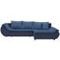 WOHNLANDSCHAFT in Textil Blau, Dunkelblau - Blau/Schwarz, Design, Kunststoff/Textil (310/185cm) - Carryhome WOHNLANDSCHAFT in Textil Blau, Dunkelblau - Blau/Schwarz, Design, Kunststoff/Textil (310/185cm) - Carryhome
