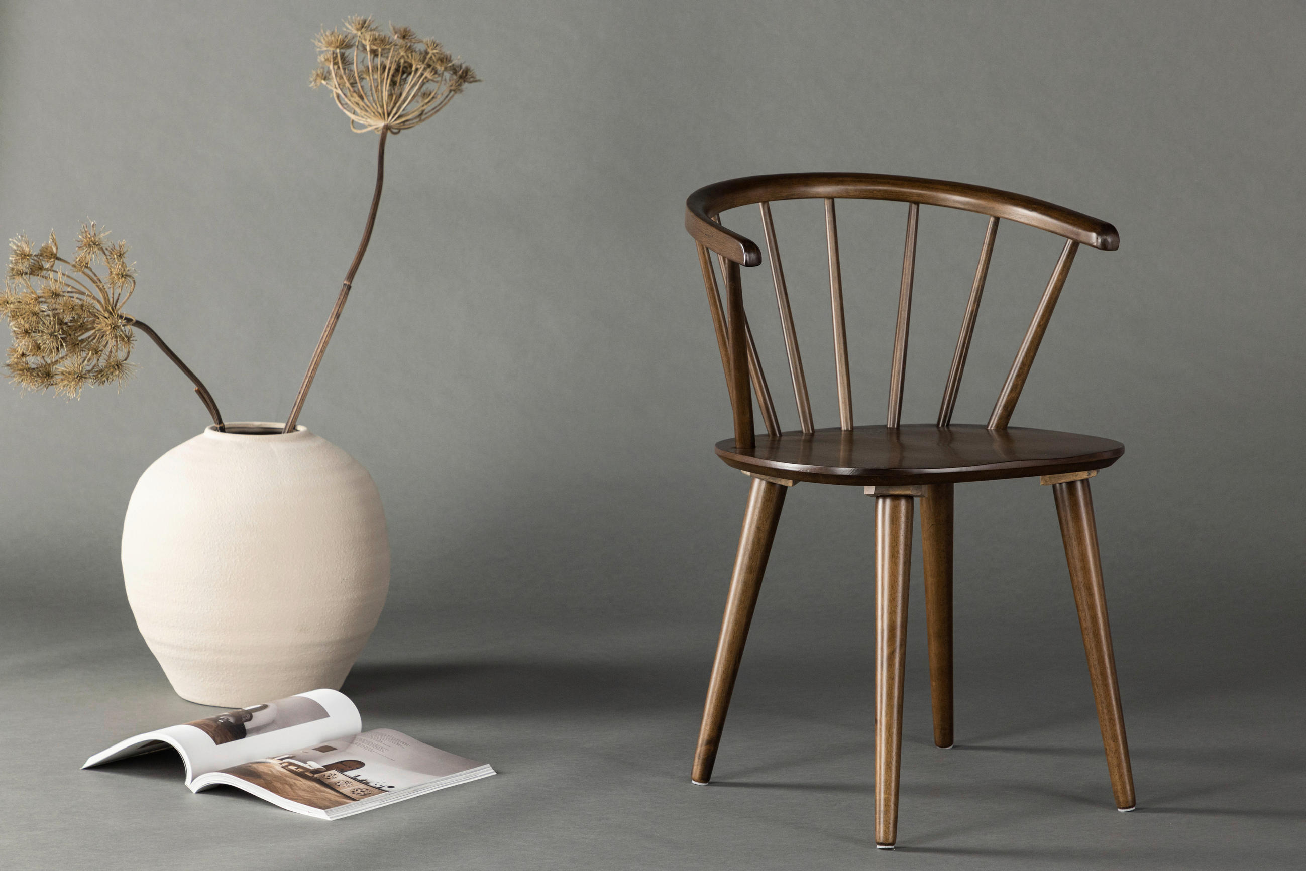 STUHL-SET 2 Stück  in  - Mokka, Design, Holz (55/75/53cm) - Livetastic