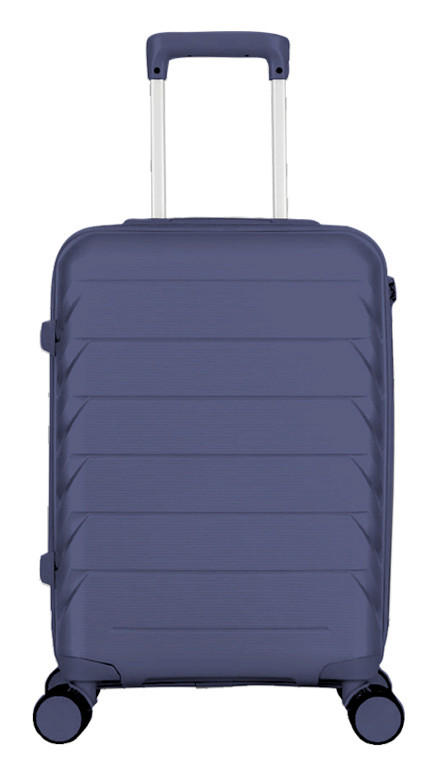 REISEKOFFER Dunkelblau  - Dunkelblau, Design, Kunststoff/Textil (63,5/41/24,5cm) - Novel