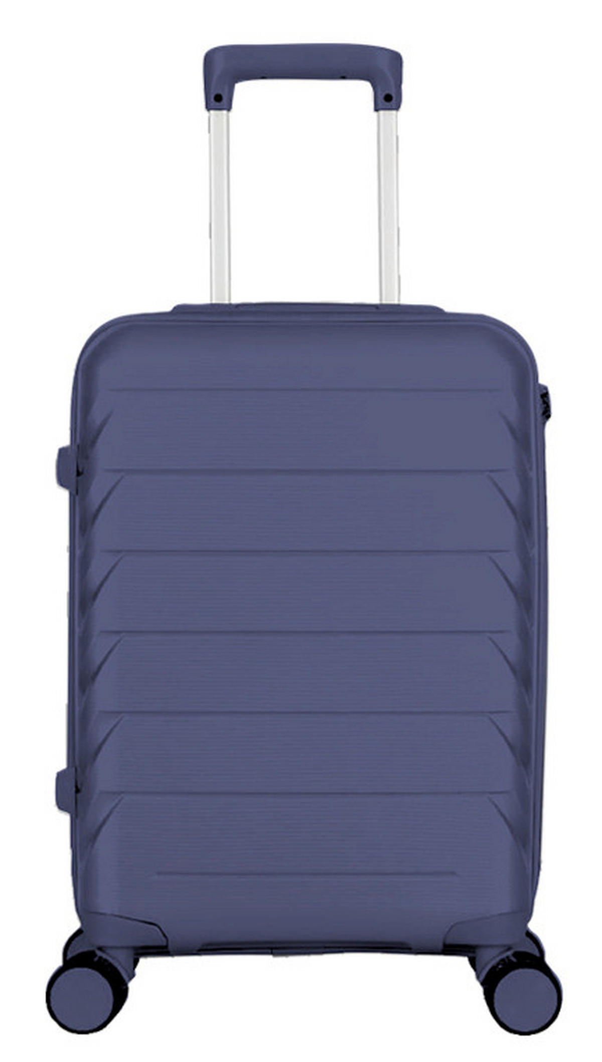 REISEKOFFER Dunkelblau  - Dunkelblau, Design, Kunststoff/Textil (63,5/41/24,5cm) - Novel