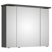 SPIEGELSCHRANK 90/72,2/17 cm  - Grau, Basics, Glas/Holzwerkstoff (90/72,2/17cm) - Xora