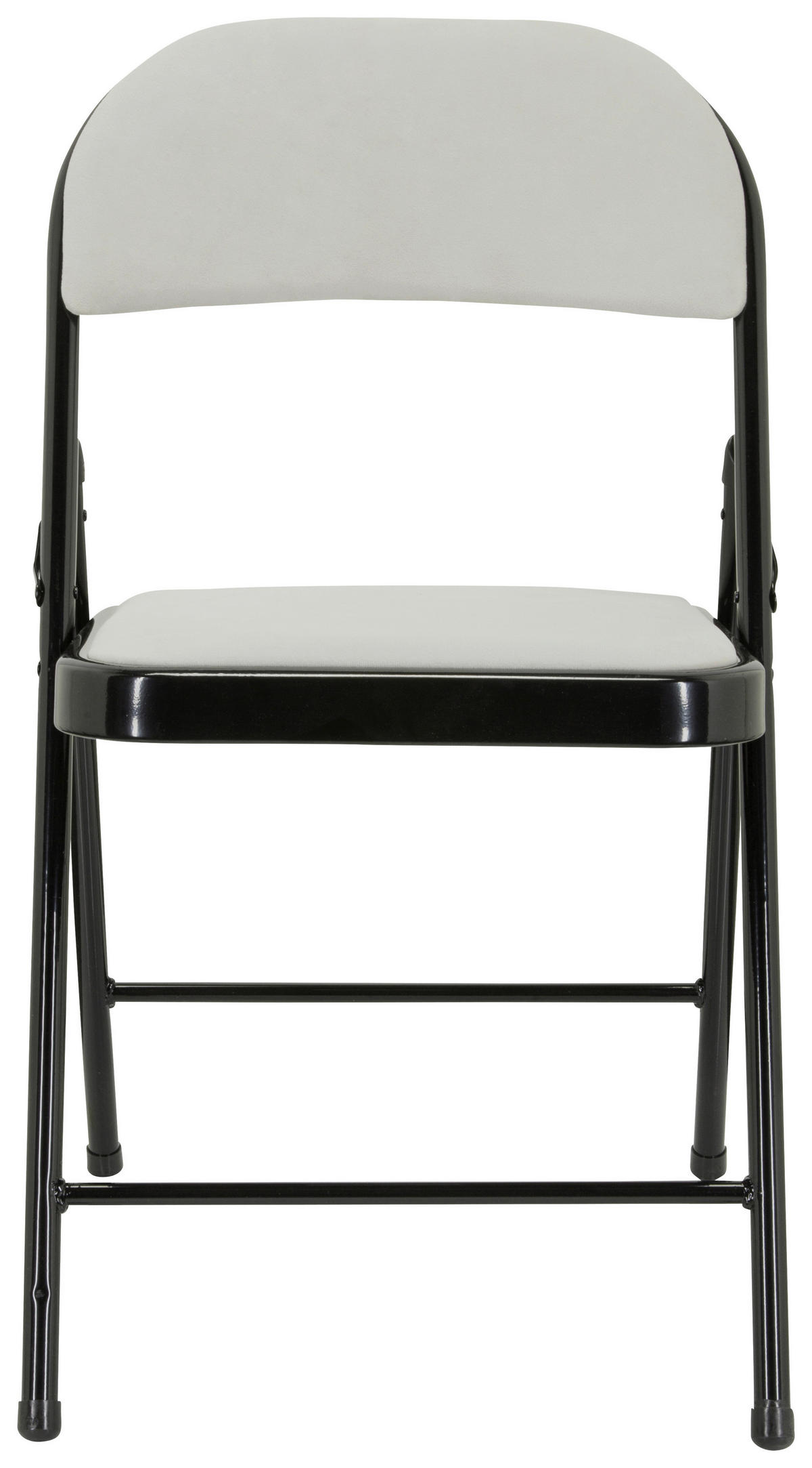 SKLÁDACÍ ŽIDLE, černá, bílá - bílá/černá, Basics, kov/textil (44/80/49cm) - MID.YOU