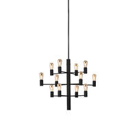 LED-HÄNGLAMPA Manola 60/50 cm  - svart, Klassisk, metall (60/50cm) - Belid