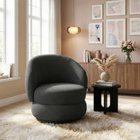 SESSEL in Chenille Grau  - Beige/Grau, MODERN, Textil (82/80/82cm) - Livetastic