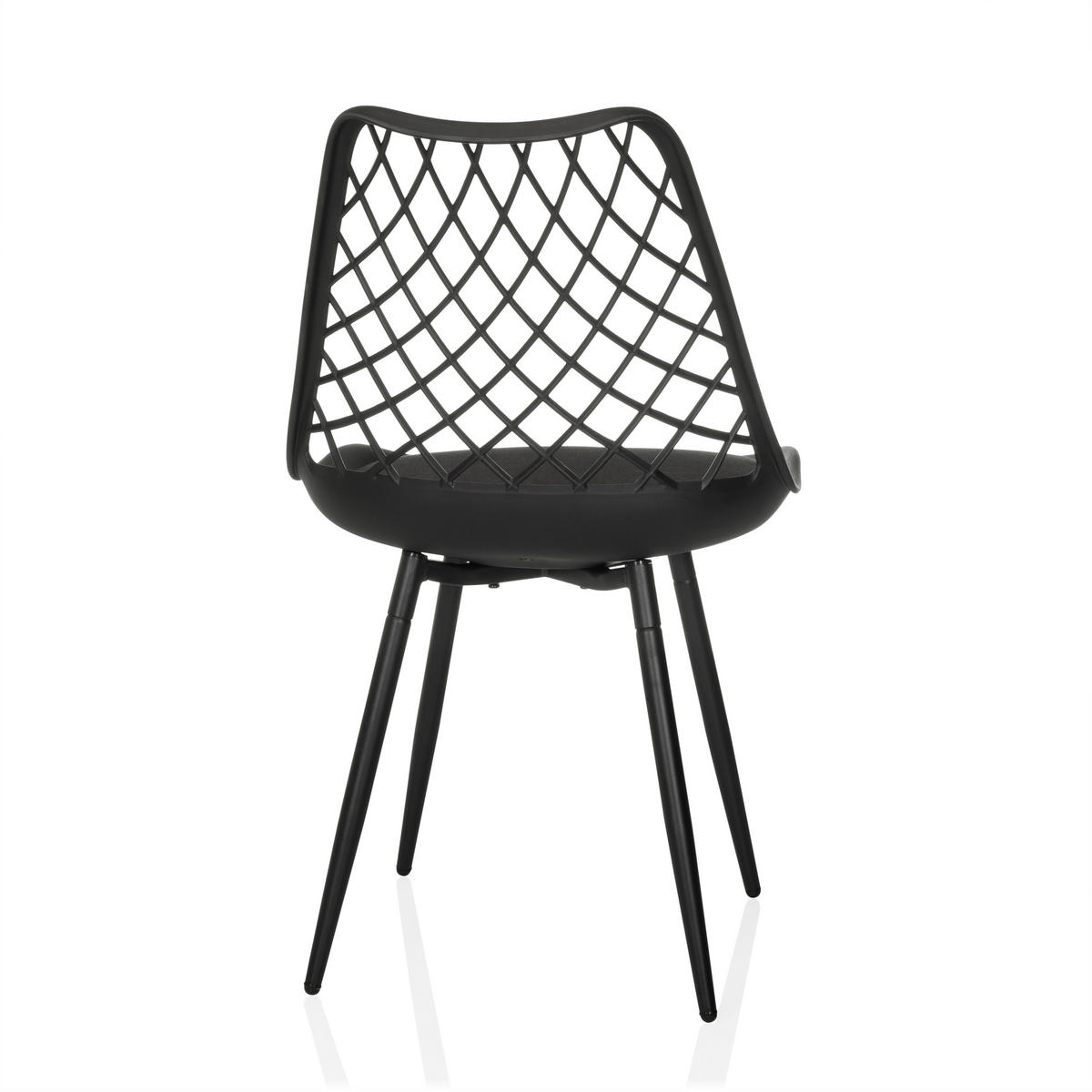 ZAHRADNÍ ŽIDLE, plast - černá, Moderní, kov/plast (48/83/57cm) - MID.YOU