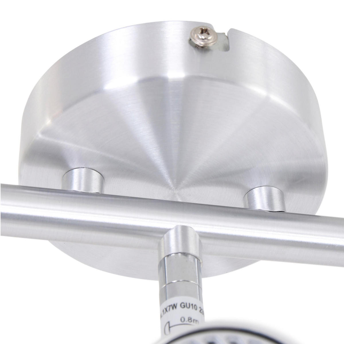 DECKENLEUCHTE 12/12/12 cm   - Silberfarben, Trend, Metall (12/12/12cm)