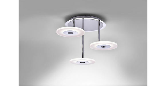 LED-DECKENLEUCHTE 13 W 60 cm - Weiß, Design, Metall (60cm) - Ambiente