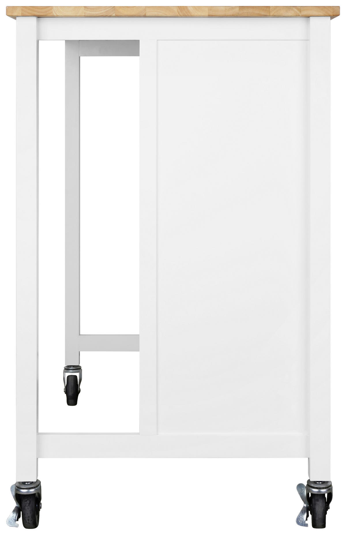 KÜCHENINSEL   in Naturfarben, Weiß  - Weiß/Naturfarben, Basics, Holz/Holzwerkstoff (98/94/58cm) - MID.YOU