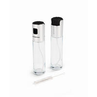 ESSIG-/ÖLFLASCHE - Edelstahlfarben/Transparent, Basics, Glas/Kunststoff (4/17,5cm) - GOURMETMAXX