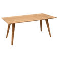 ESSTISCH Eiche massiv rechteckig Eichefarben  - Eichefarben, KONVENTIONELL, Holz (180/90/76cm) - Voleo