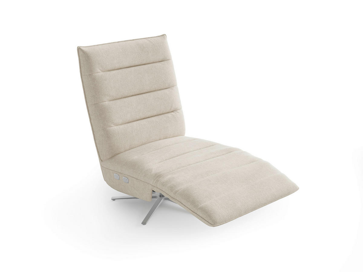 RELAXAČNÉ KRESLO, textil, strieborná - strieborná, Basics, kov/textil (80/109/98cm) - Sit & More
