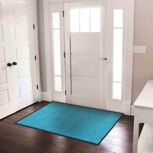 SCHMUTZFANGMATTE  200/600 cm  Türkis  - Türkis, KONVENTIONELL, Kunststoff/Textil (200/600cm) - Floordirekt