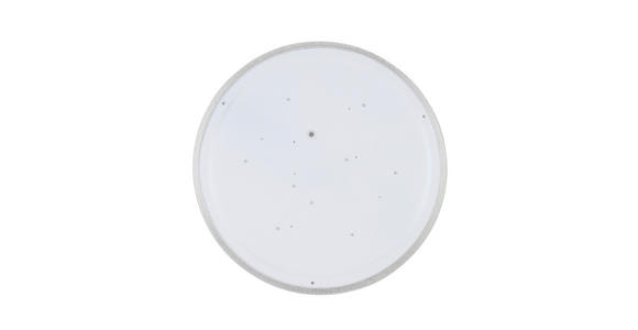 LED-DECKENLEUCHTE 38/7 cm - Chromfarben/Weiß, Trend, Kunststoff/Metall (38/7cm) - Novel