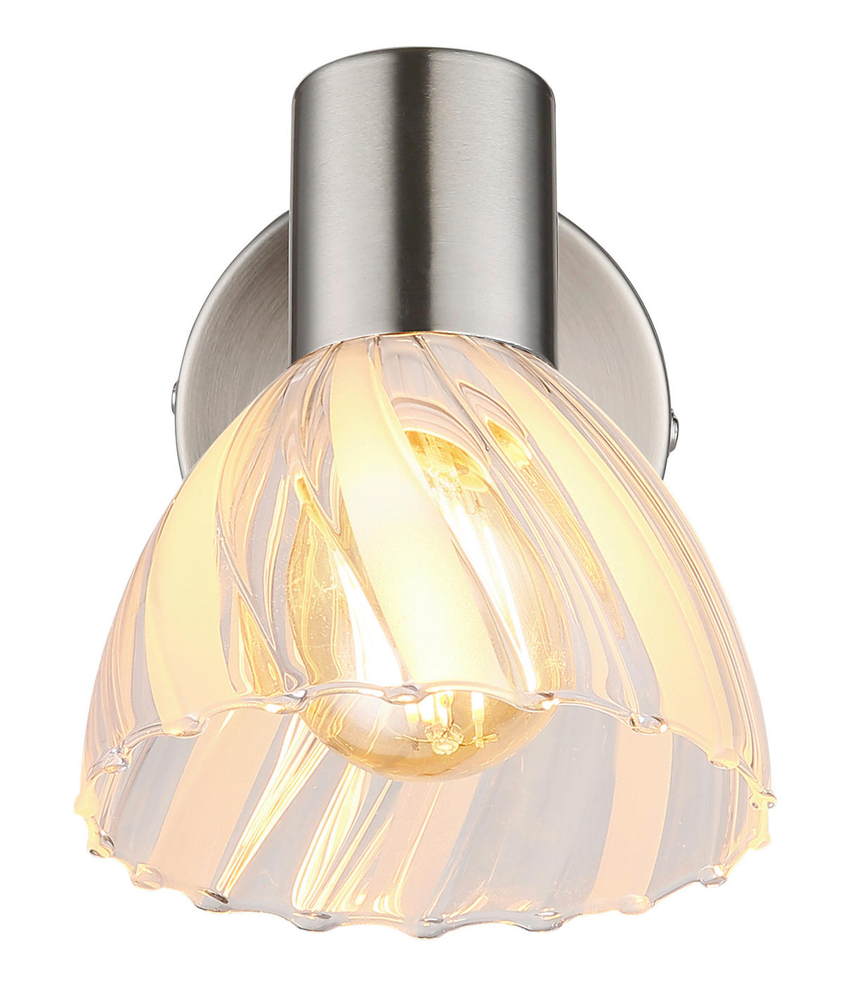 REFLEKTOR  ZACHERY      10/12,5 cm       - barve niklja, Konvencionalno, kovina/steklo (10/12,5cm) - Globo