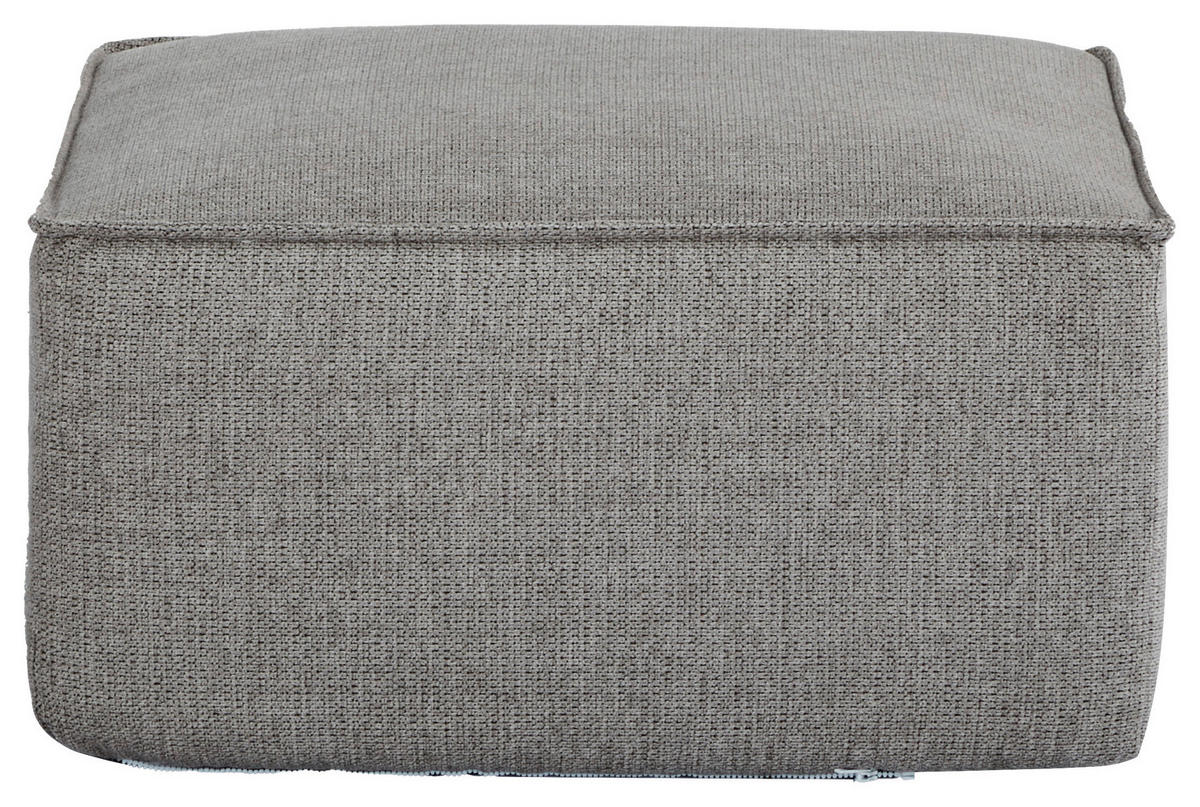 HOCKER Webstoff Taupe  - Taupe, Design, Kunststoff/Textil (71/41/71cm) - Carryhome