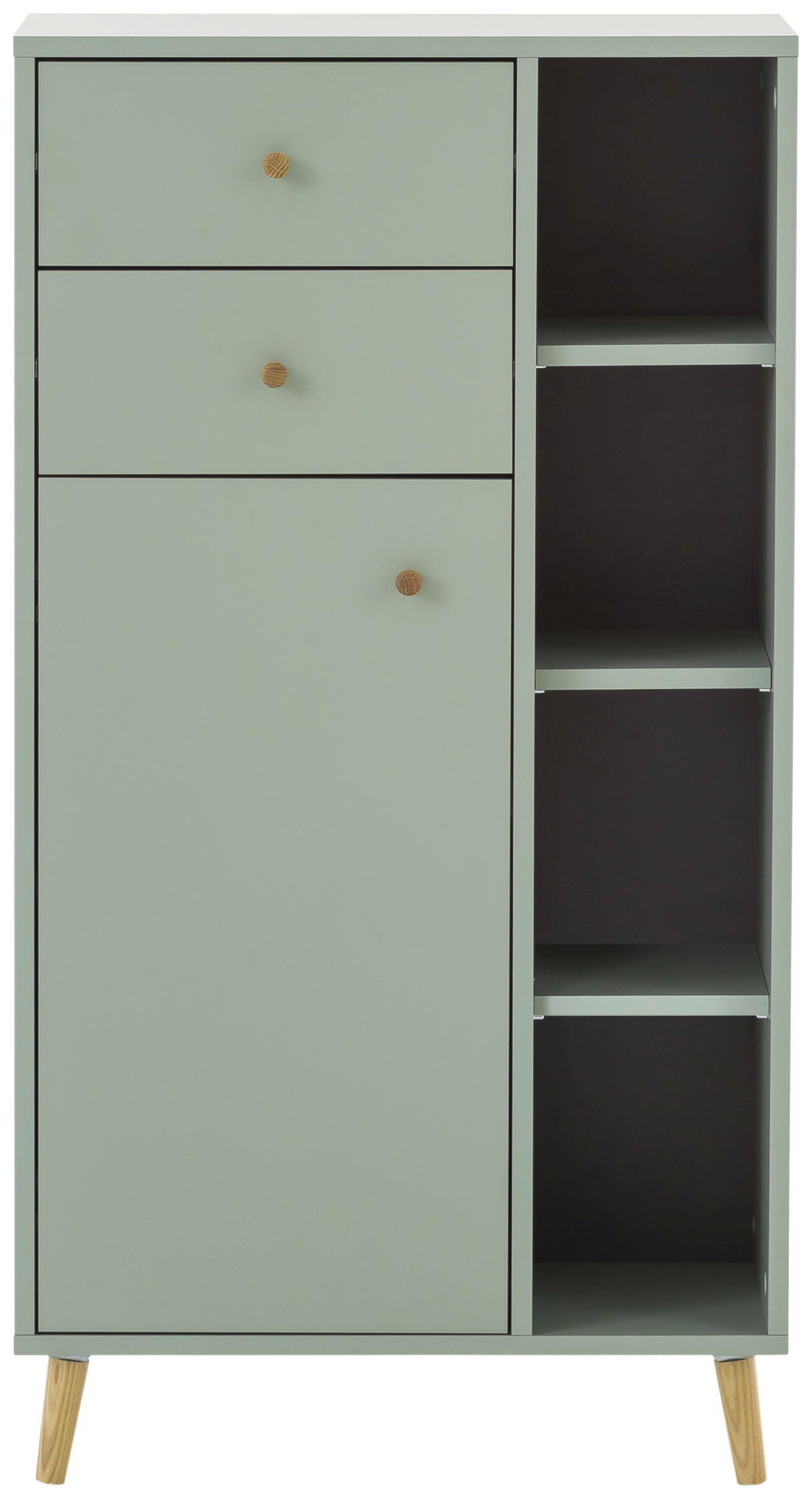 HIGHBOARD Schildmeyer Bjarne  in 60,2/113,4/33,1 cm  - Jadegrün/Salbeigrün, MODERN, Holz/Holzwerkstoff (60,2/113,4/33,1cm) - Stylife