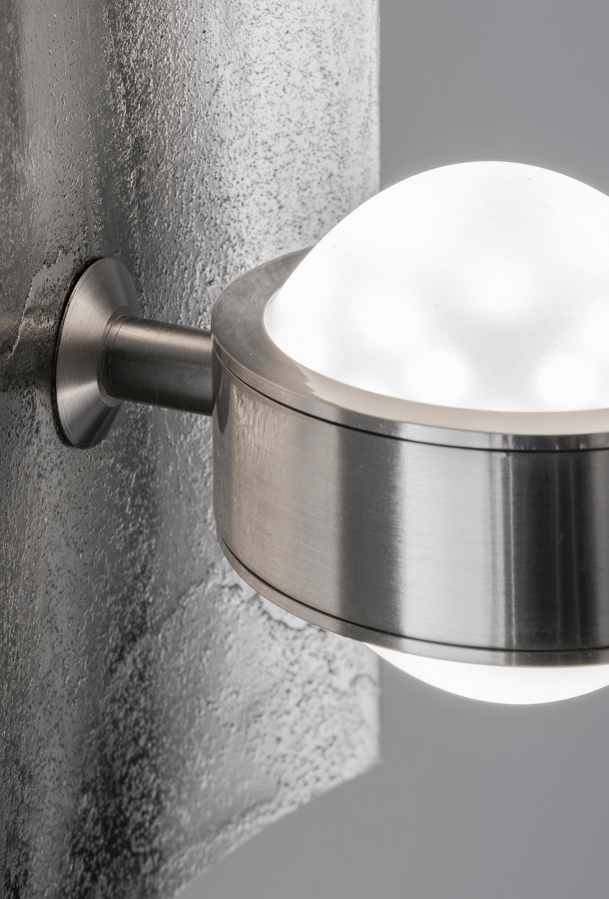 LED VÄGGLAMPA Bondy   - nickelfärgad, Design, metall (21/16/16,5cm) - Fischer & Honsel