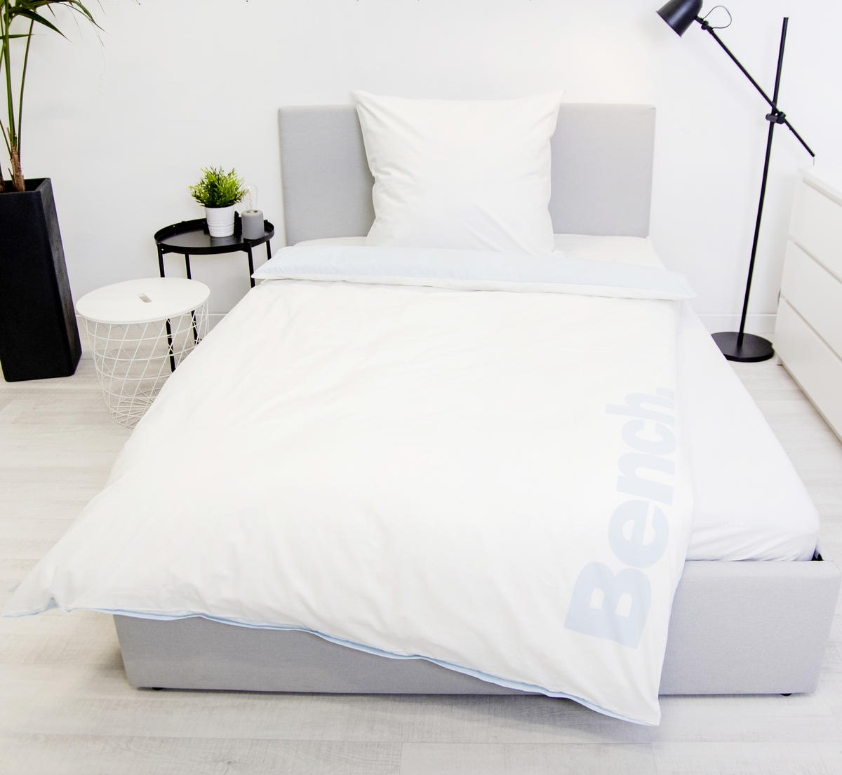 WENDEBETTWÄSCHE 155/220 cm  - Blau, Basics, Textil (155/220cm) - Bench